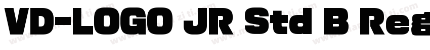 VD-LOGO JR Std B Reg字体转换